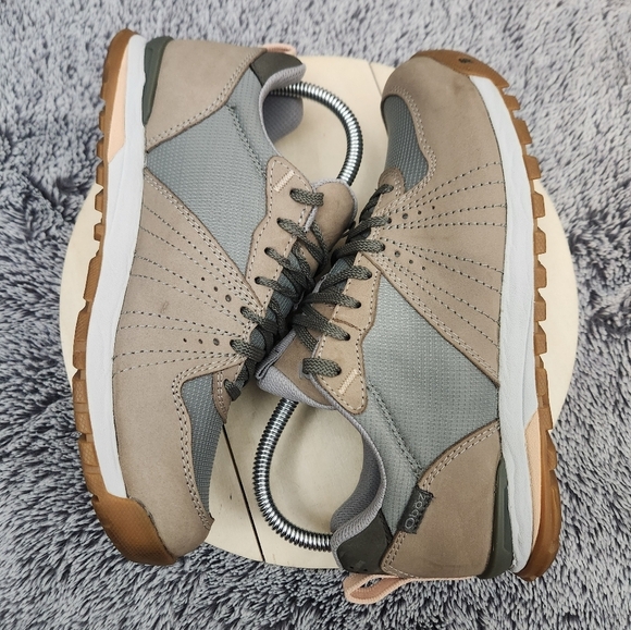 Oboz Bozeman Low Frost Gray Leather Hiking Shoes Womens 7.5 Casual Lace-Up Trail - Picture 6 of 9